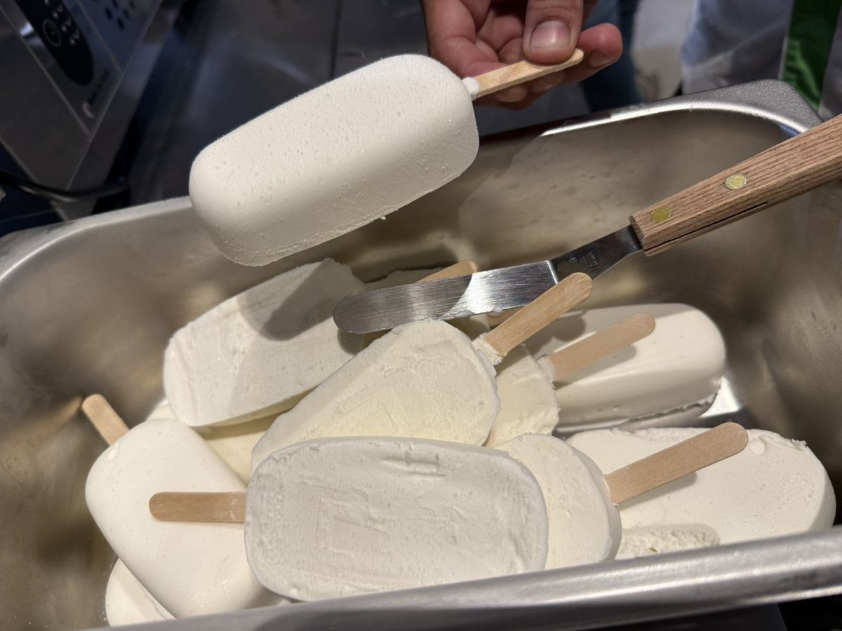 Gelato popsicles from our gelato class, Chef Moreno Benigno class in Santa Rosa, Laguna