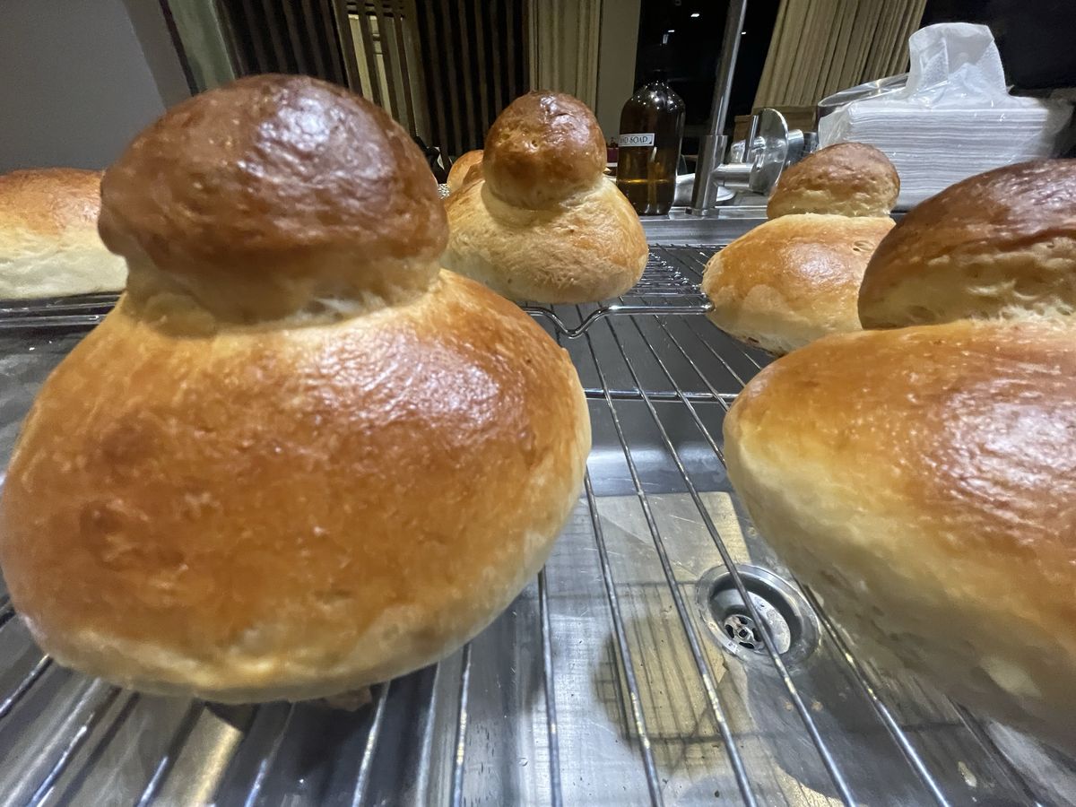 Brioche col tuppo, by Chef Moreno Benigno