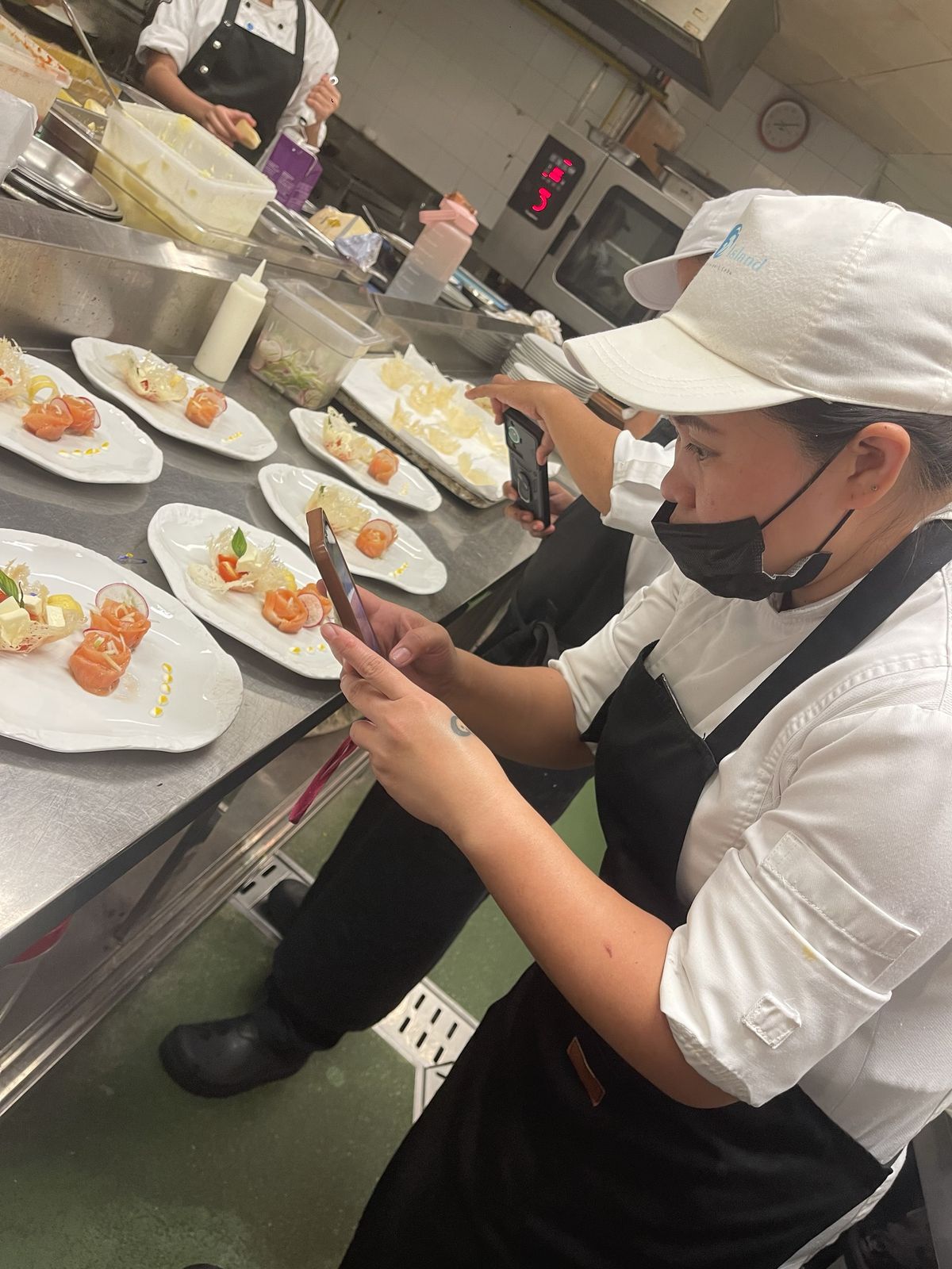 Plating for a special dinner at JPark Island Resort, Mactan, with Chef Moreno Benigno