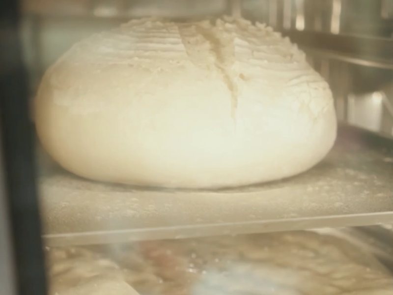 Dough proofing in Chef Moreno's kitchen